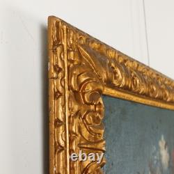 Tableau Ancien Nature Morte et Perroquet Huile sur Toile'800 Original