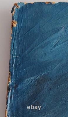 Tableau Ancien Nu Feminin Huile Ecole Francaise Signe Colette Rumeau Annees 1950