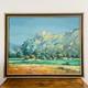 Tableau Ancien Patrick Turion Grand Paysage de Provence Huile sur Toile 100x81