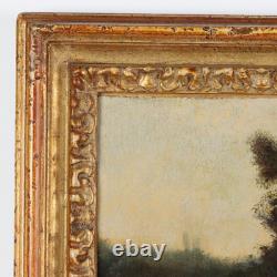 Tableau Ancien Paysage Huile sur Toile XVIIIe Siècle Original