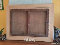 Tableau Ancien Peinture Huile Ecole Francaise Lievre Fruit Baroque XIX Cf Oudry