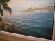 Tableau Ancien Peinture Huile Ecole de Barbizon Marine Bord de Mer Provence Car