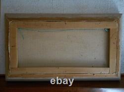 Tableau Ancien Peinture Huile Ecole de Barbizon Marine Bord de Mer Provence Car