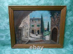 Tableau Ancien Peinture Huile Ecole de Barbizon Provence Ecole Provencale XIXeme