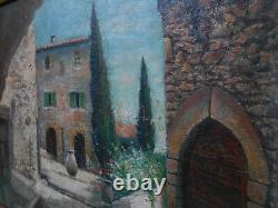 Tableau Ancien Peinture Huile Ecole de Barbizon Provence Ecole Provencale XIXeme