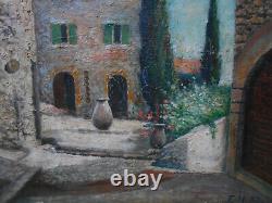 Tableau Ancien Peinture Huile Ecole de Barbizon Provence Ecole Provencale XIXeme