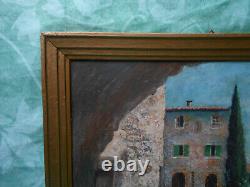 Tableau Ancien Peinture Huile Ecole de Barbizon Provence Ecole Provencale XIXeme