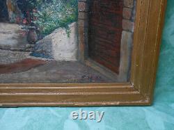 Tableau Ancien Peinture Huile Ecole de Barbizon Provence Ecole Provencale XIXeme