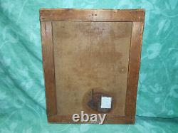 Tableau Ancien Peinture Huile Marine Bord de Mer Bateau Ecole de Barbizon XIXeme