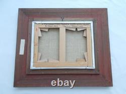 Tableau Ancien Peinture Huile Sur Toile Thibaudeau St Momelin Canal Saint Omer