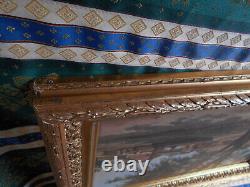 Tableau Ancien Peinture Huile sur Toile Ecole de Barbizon XIXeme Peske Courbet