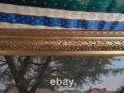 Tableau Ancien Peinture Huile sur Toile Ecole de Barbizon XIXeme Peske Courbet
