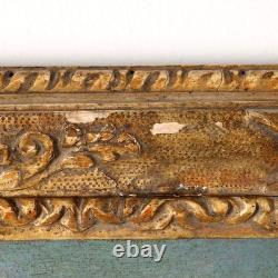 Tableau Ancien Peinture de Paysage avec Scène Pastorale XVIIIe Siècle