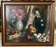 Tableau Ancien Pierre Wagner 1897-1943 Nature Morte Panier De Fruits Et Fleurs