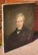 Tableau Ancien. Portrait Homme. Peinture huile sur toile signé. Style XlXeme