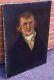 Tableau Ancien. Portrait Homme. Peinture huile sur toile signé. Style XlXeme