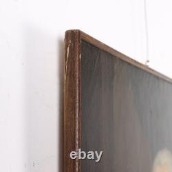 Tableau Ancien Portrait d'un Homme Noble Huile sur Toile'700