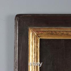 Tableau Ancien Portrait d'une Jeune Femme Huile sur Toile'800 Original