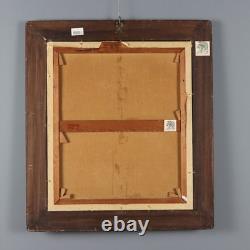 Tableau Ancien Portrait d'une Jeune Femme Huile sur Toile'800 Original