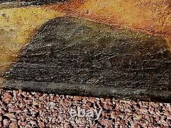 Tableau Ancien. Portrait de femme. Peinture huile sur toile signé. Style XlX°