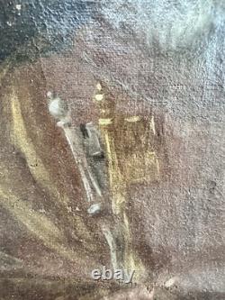 Tableau Ancien Saint Pierre
