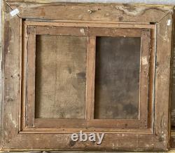 Tableau Ancien Signé Huile Sur Toile XIX Siècle