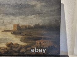 Tableau Ancien Signé XIXème Huile sur Bois