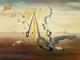 Tableau Ancien Surréaliste Huile Sur Toile Signée Hostyn Heures Perdues