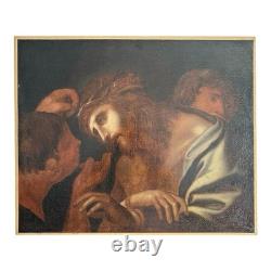 Tableau Ancien XVIIe, Le Couronnement d'Épines