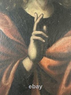 Tableau Ancien XVIIe Siècle Saint Jean l'Évangéliste