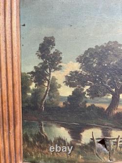 Tableau Ancien à L'Huile a Restaurer Réf 26/2519
