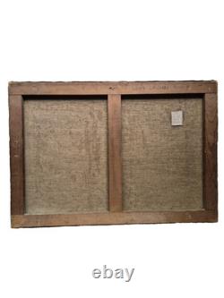 Tableau Ancien de Léon Launay (1890-1956) Côte Normande École De ROUEN