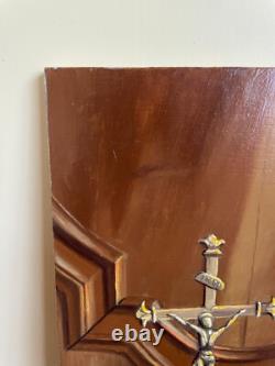 Tableau Ancien huile sur panneau J. B Maurice VECKER 1899-1988 nature morte