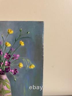 Tableau Ancien huile sur panneau J. B Maurice VECKER (1899-1988) nature morte