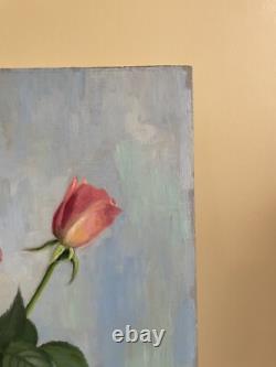 Tableau Ancien huile sur panneau J. B Maurice VECKER 1899-1988 nature morte