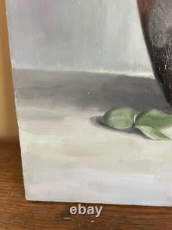 Tableau Ancien huile sur panneau J. B Maurice VECKER 1899-1988 nature morte