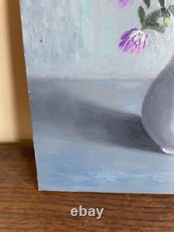 Tableau Ancien huile sur panneau J. B Maurice VECKER 1899-1988 nature morte