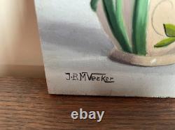 Tableau Ancien huile sur panneau J. B Maurice VECKER (1899-1988) nature morte