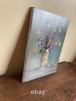 Tableau Ancien huile sur panneau J. B Maurice VECKER (1899-1988) nature morte