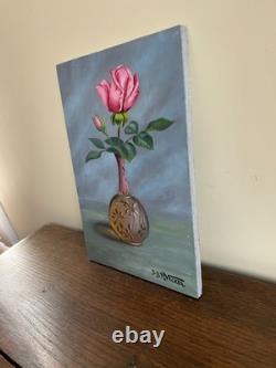 Tableau Ancien huile sur panneau J. B Maurice VECKER (1899-1988) nature morte