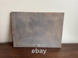 Tableau Ancien huile sur panneau J. B Maurice VECKER (1899-1988) nature morte