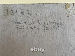 Tableau Ancien huile sur panneau J. B Maurice VECKER 1899-1988 nature morte