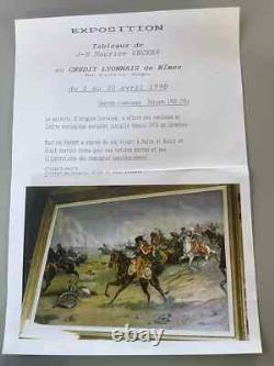 Tableau Ancien huile sur panneau J. B Maurice VECKER 1899-1988 nature morte