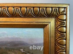 Tableau Ancien huile sur panneau J. B Maurice VECKER (1899-1988) paysage