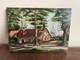 Tableau Ancien huile sur panneau J. B Maurice VECKER (1899-1988) vue sur village