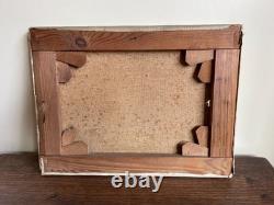 Tableau Ancien huile sur toile D P (début XXe-s) marine