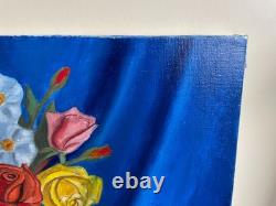 Tableau Ancien huile sur toile J. B Maurice VECKER (1899-1988) nature morte