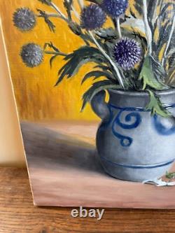 Tableau Ancien huile sur toile J. B Maurice VECKER (1899-1988) nature morte