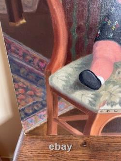 Tableau Ancien huile sur toile J. B Maurice VECKER (1899-1988) nature morte