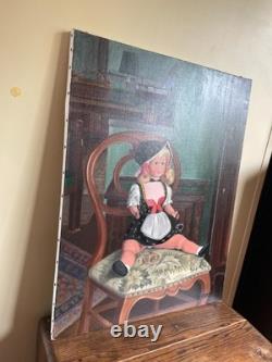 Tableau Ancien huile sur toile J. B Maurice VECKER (1899-1988) nature morte